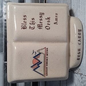 Vintage Great Smokey Mtn desk caddy